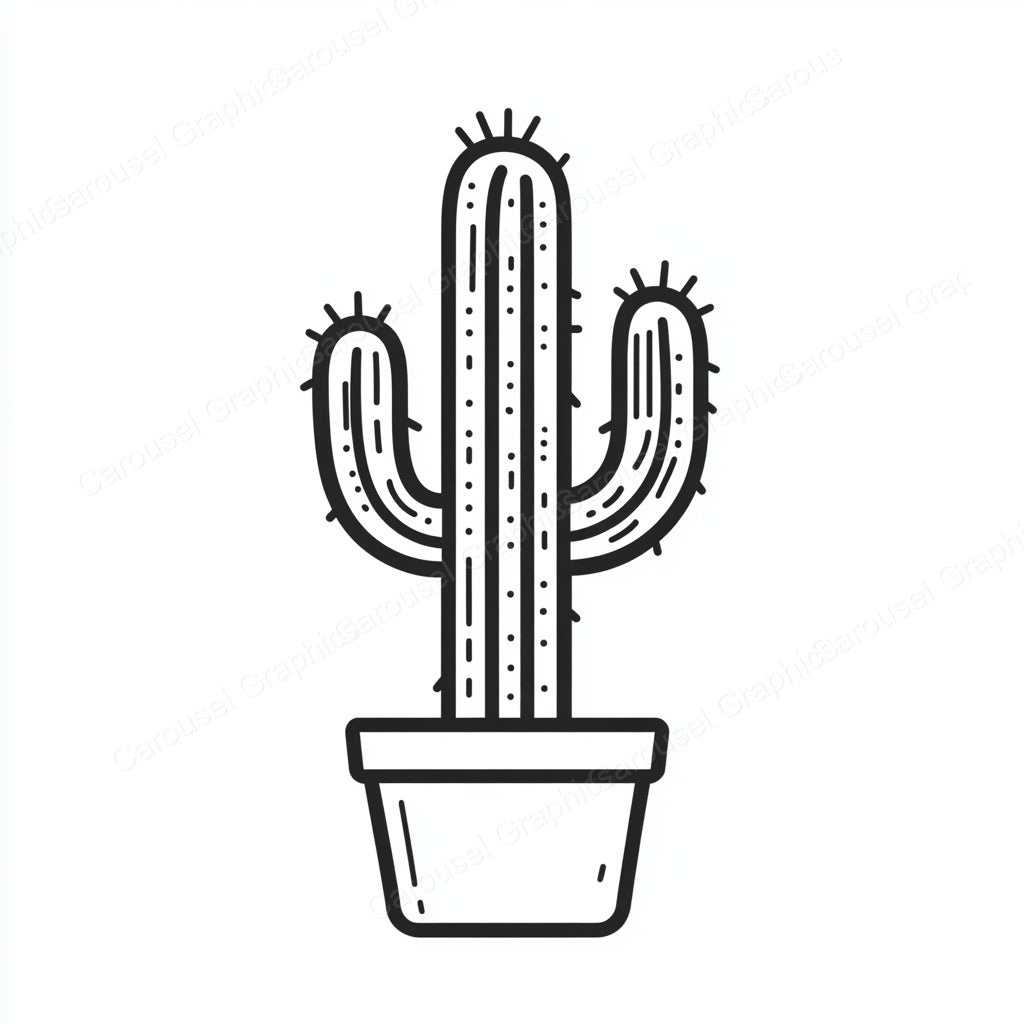 Cactus Vector Graphic preview