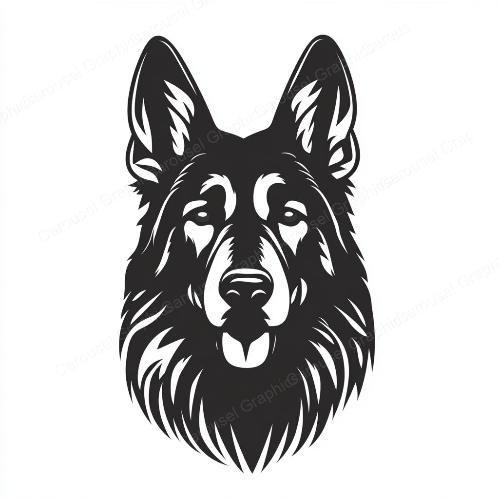 German Shepherd Vector Graphic preview