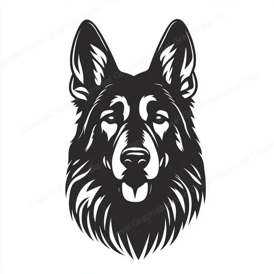 German Shepherd Vector Graphic preview