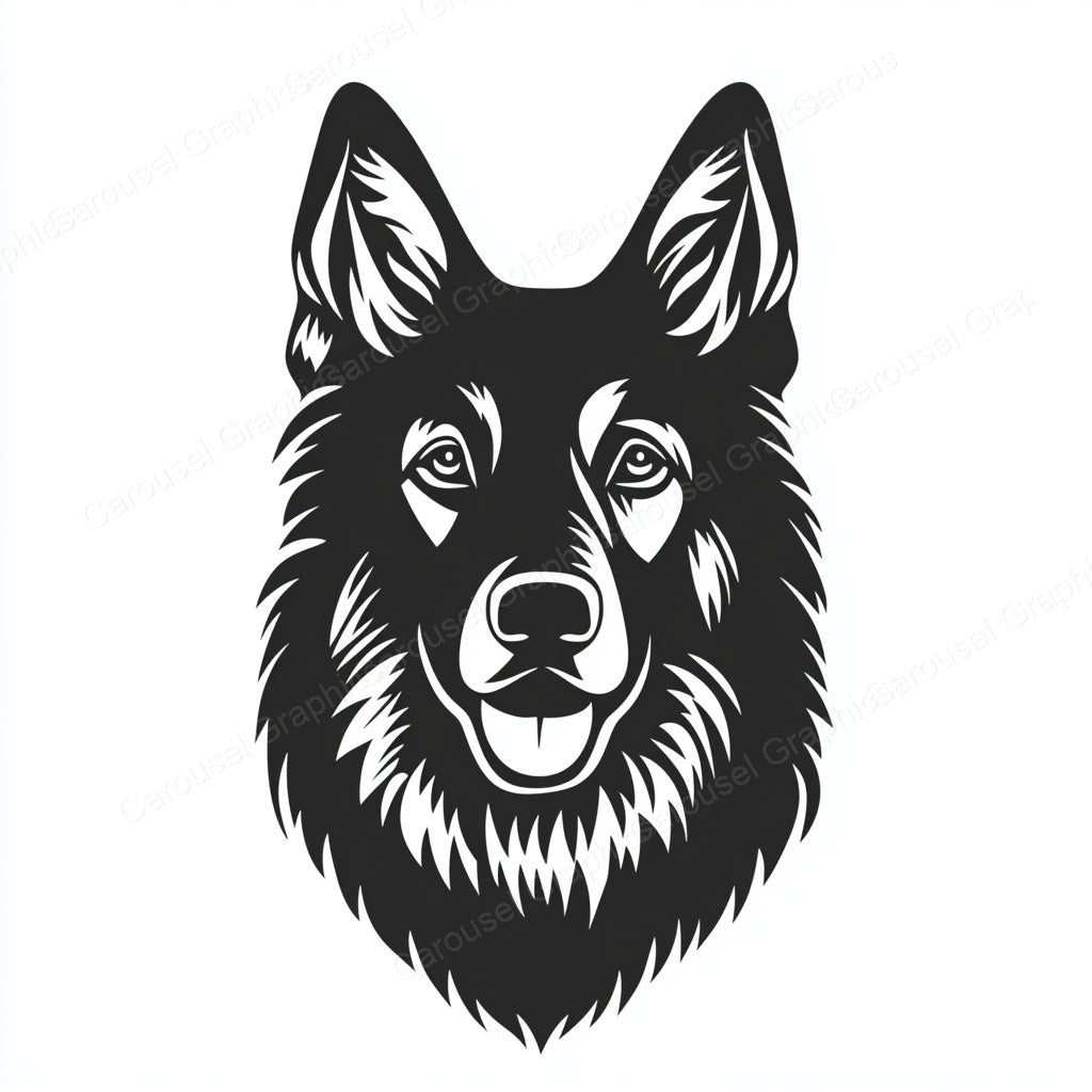 German Shepherd Vector Graphic preview