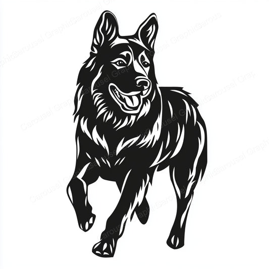 German Shepherd Vector Graphic preview