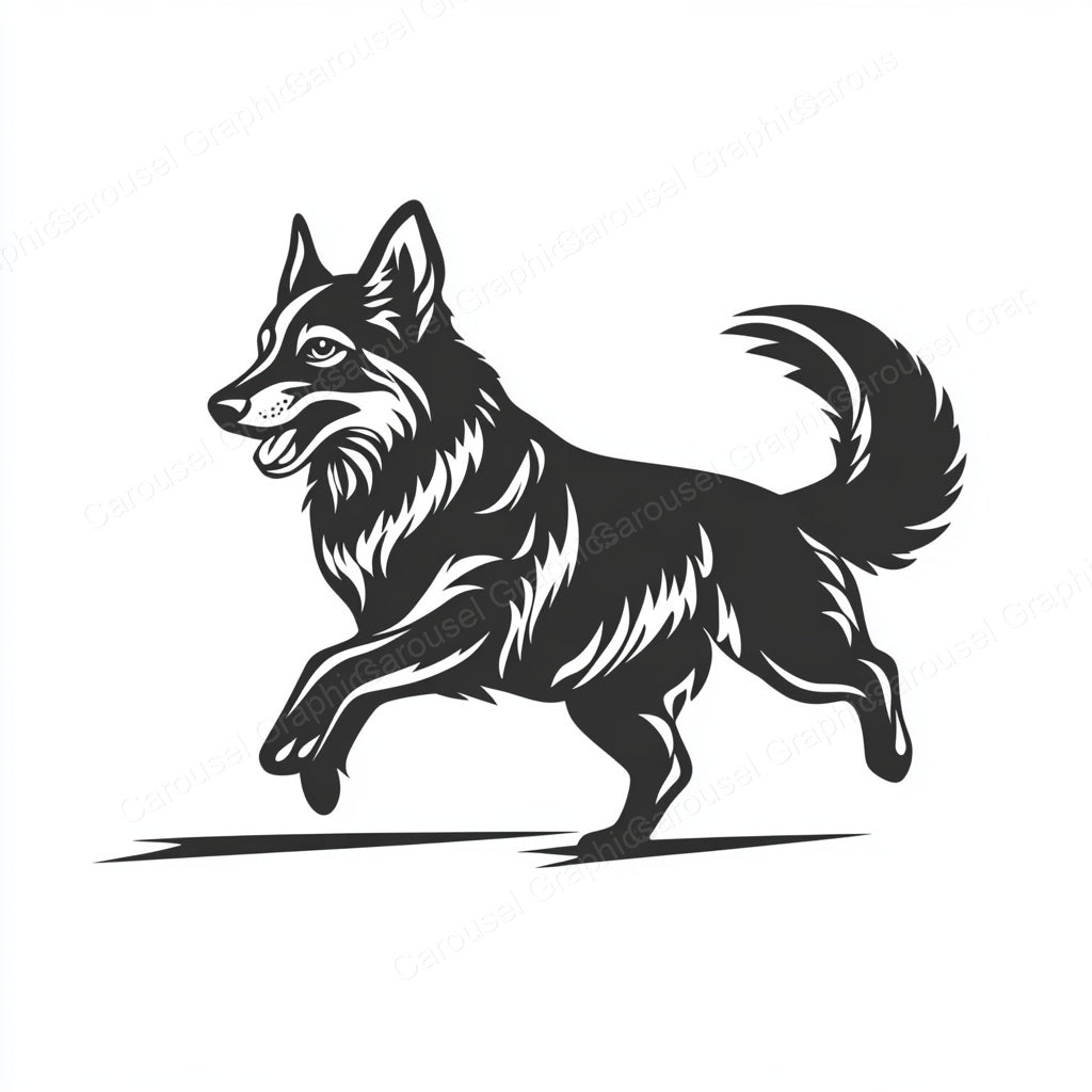 German Shepherd Vector Graphic preview