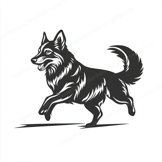 German Shepherd Vector Graphic preview