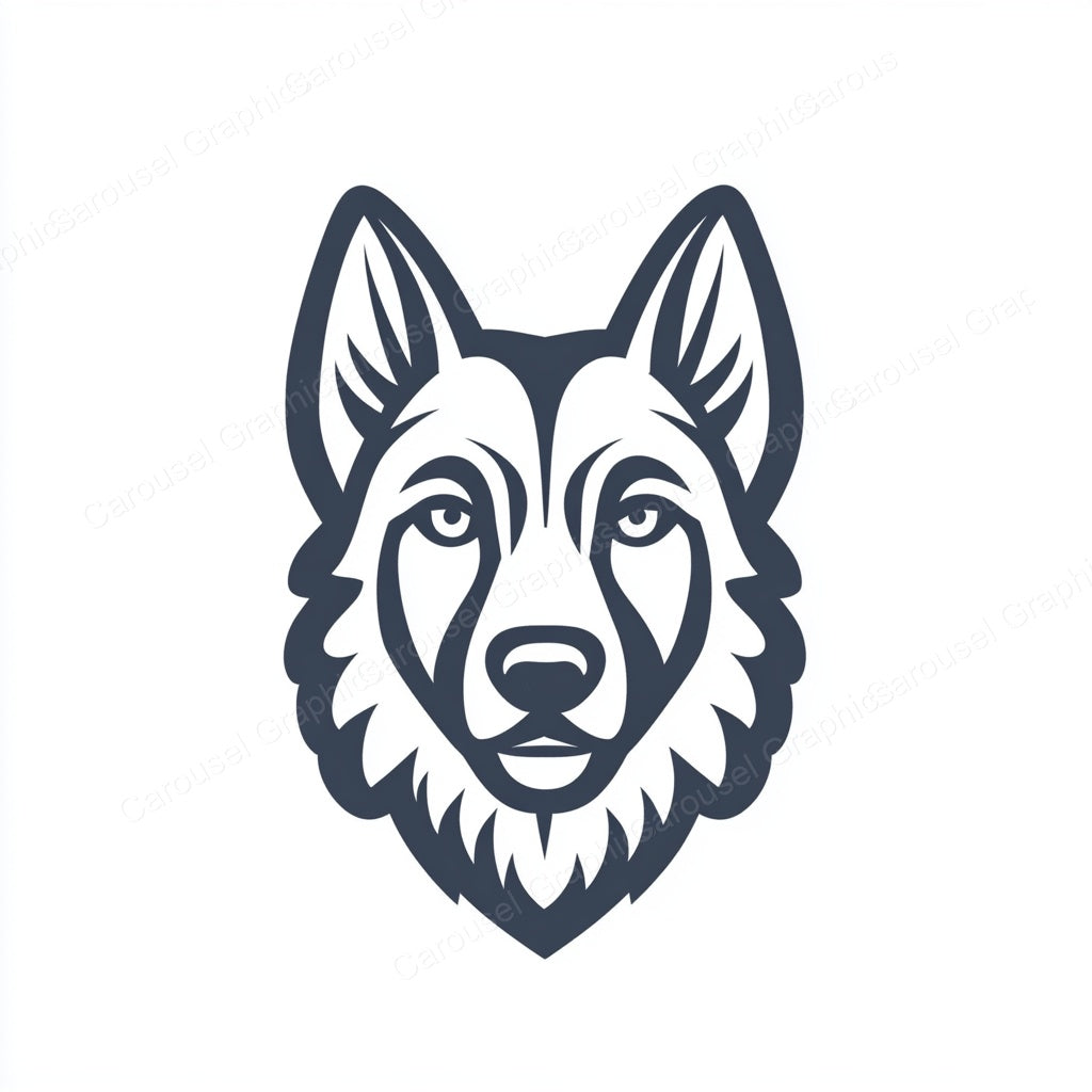 German Shepherd Vector Graphic preview
