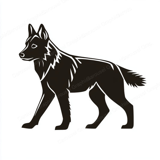 German Shepherd Vector Graphic preview