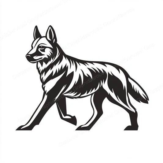 German Shepherd Vector Graphic preview
