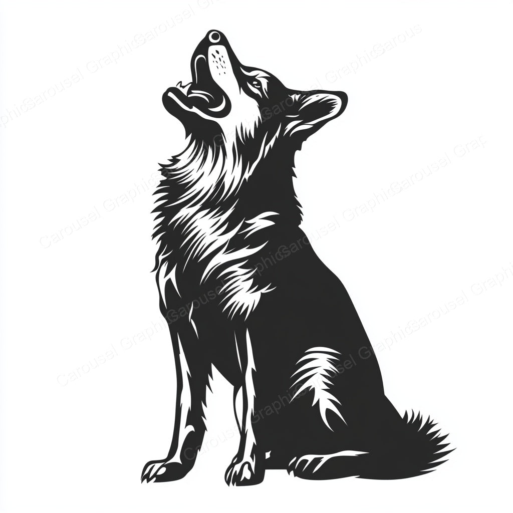 German Shepherd Vector Graphic preview