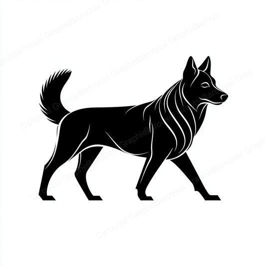 German Shepherd Vector Graphic preview