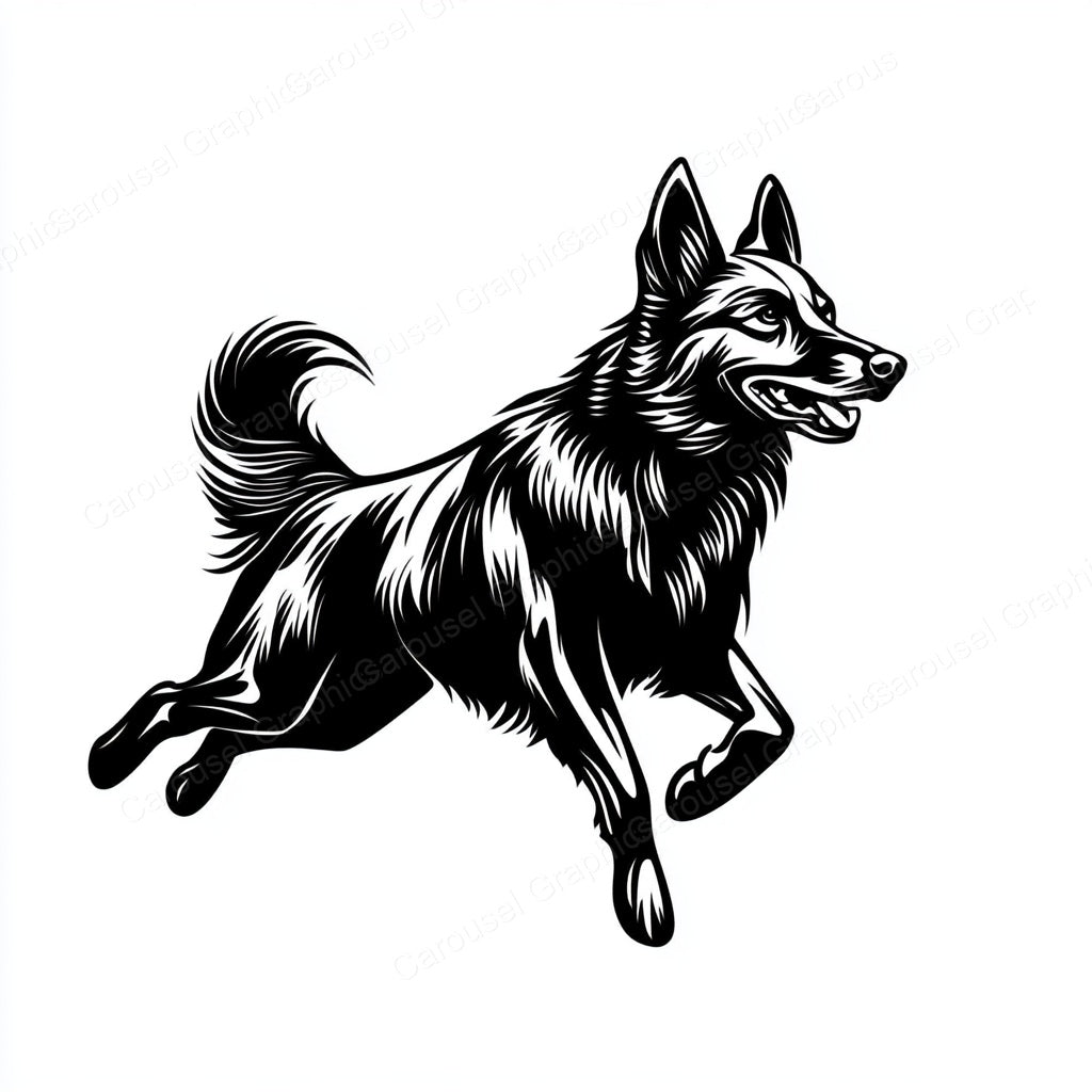 German Shepherd Vector Graphic preview