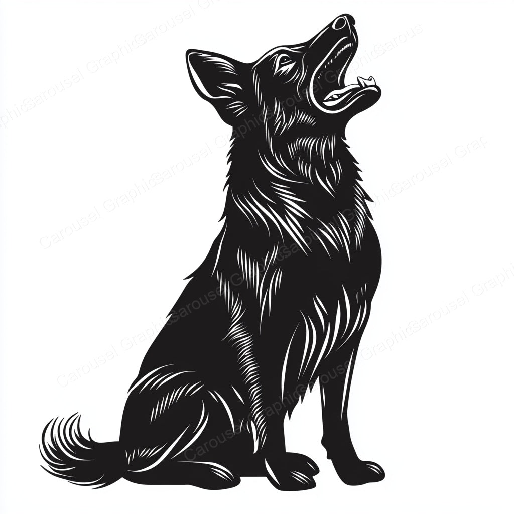 German Shepherd Vector Graphic preview