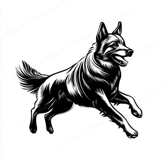 German Shepherd Vector Graphic preview