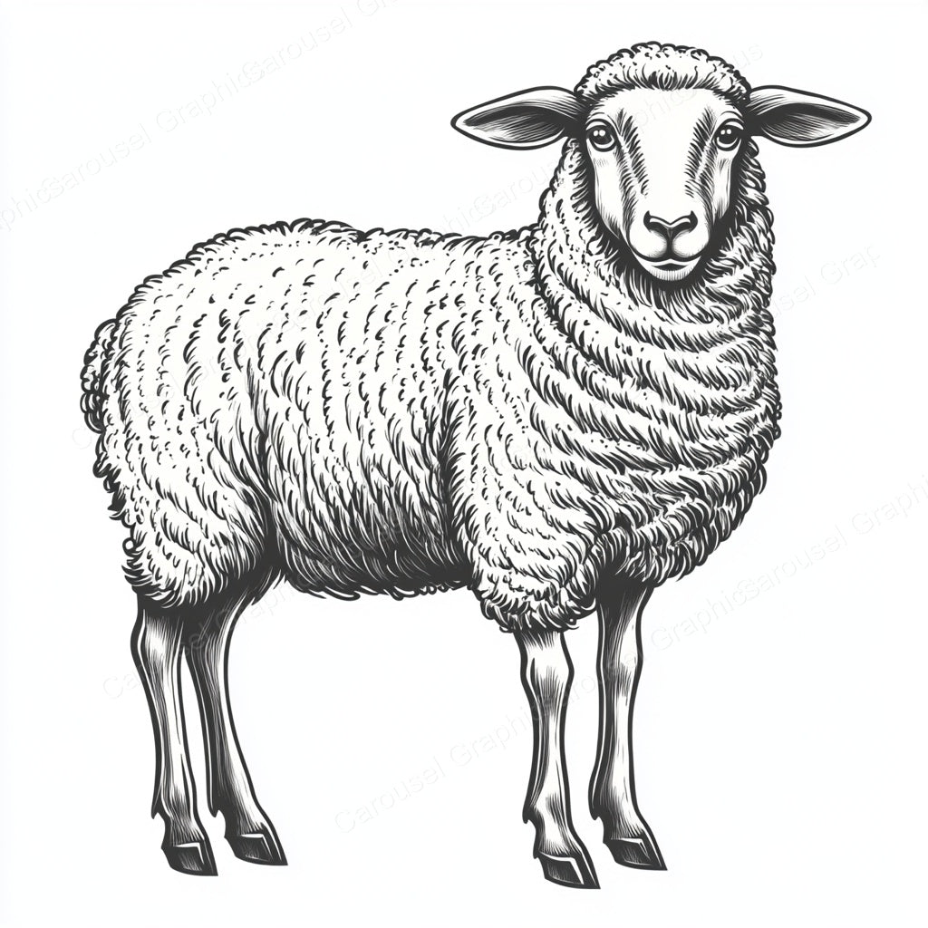 Sheep Vector Graphic preview