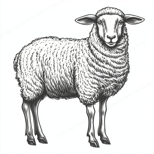 Sheep Vector Graphic preview