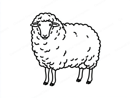 Sheep Vector Graphic preview