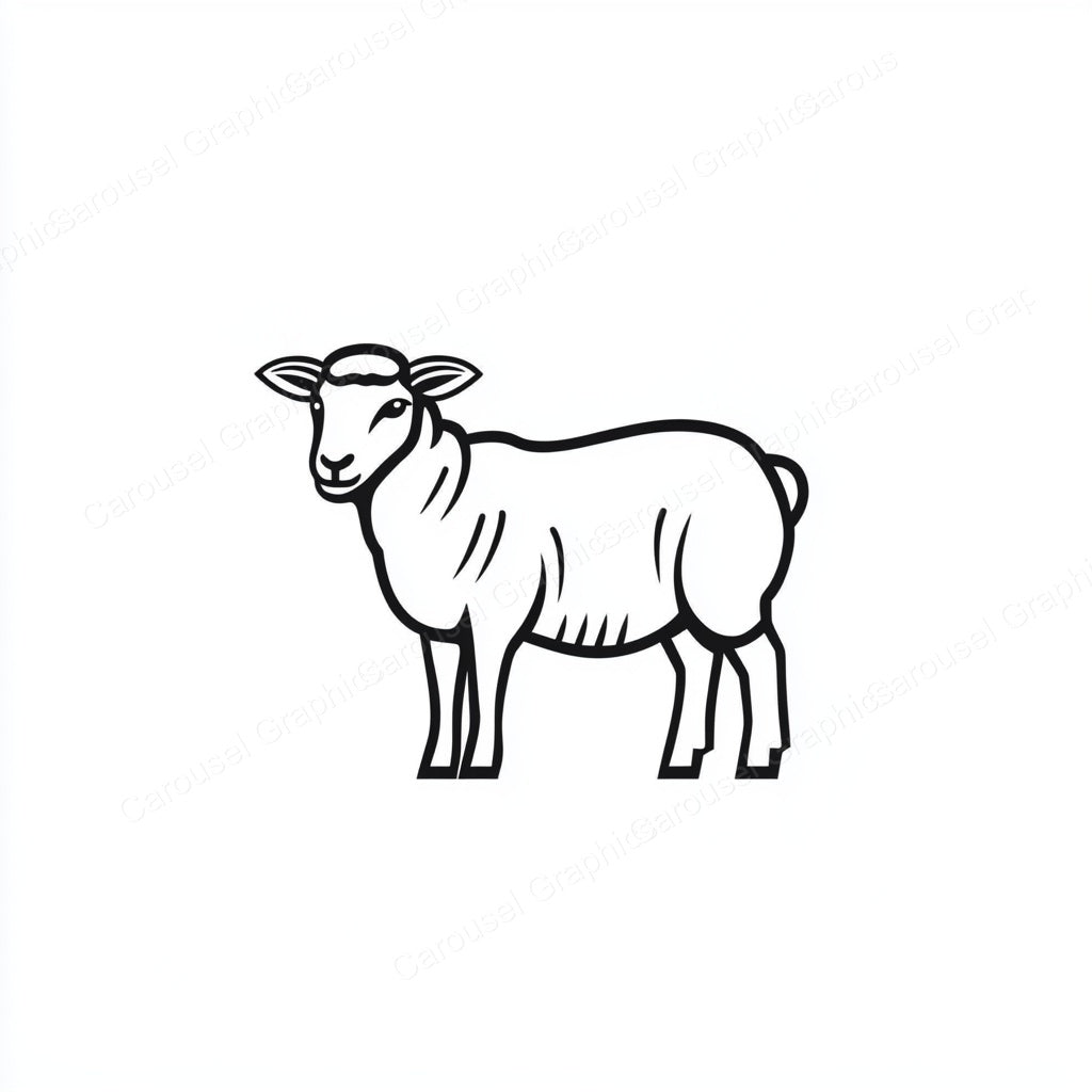 Sheep Vector Graphic preview
