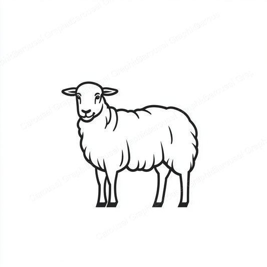 Sheep Vector Graphic preview