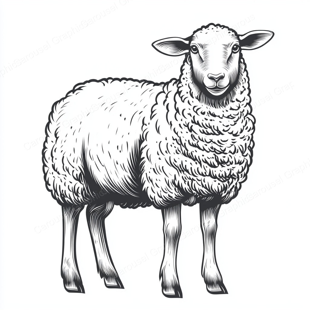 Sheep Vector Graphic preview
