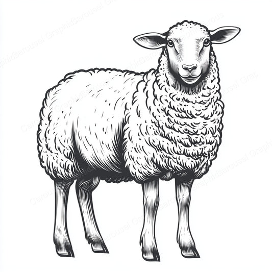 Sheep Vector Graphic preview