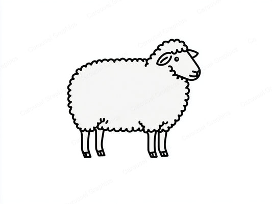 Sheep Vector Graphic preview