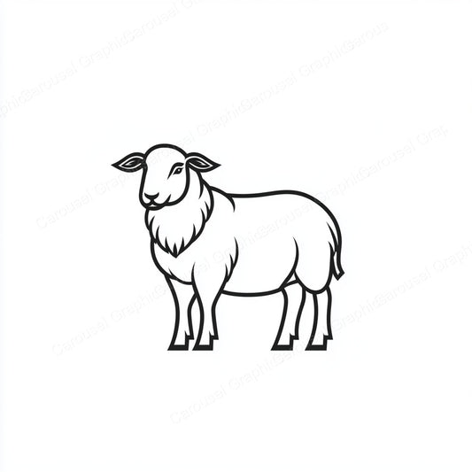 Sheep Vector Graphic preview