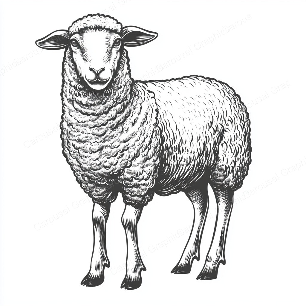 Sheep Vector Graphic preview