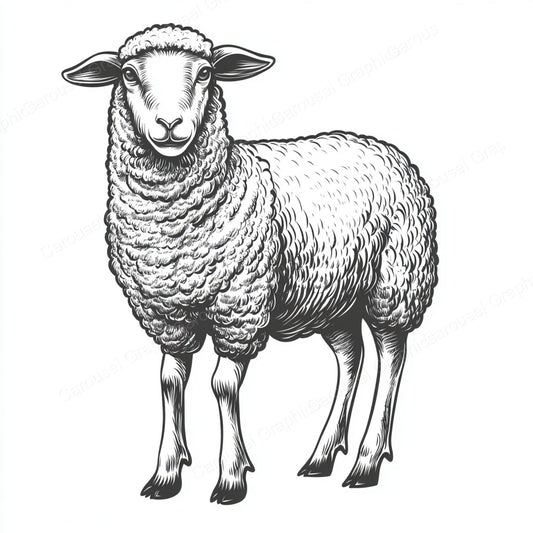 Sheep Vector Graphic preview