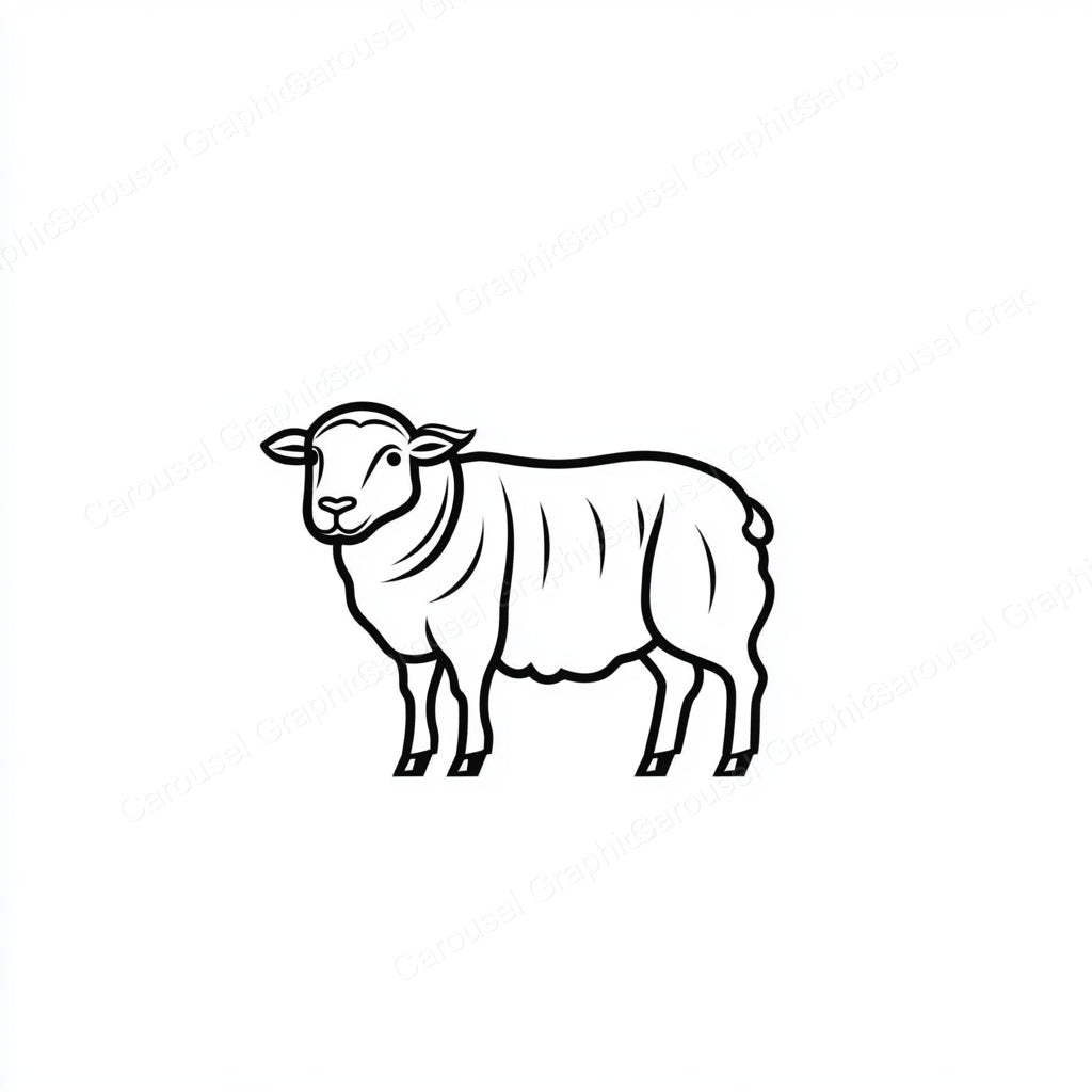 Sheep Vector Graphic preview