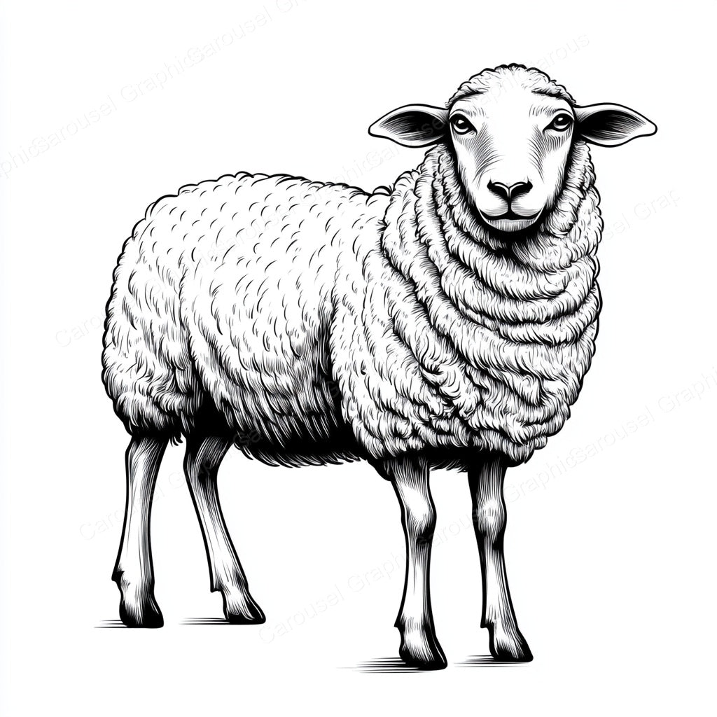 Sheep Vector Graphic preview