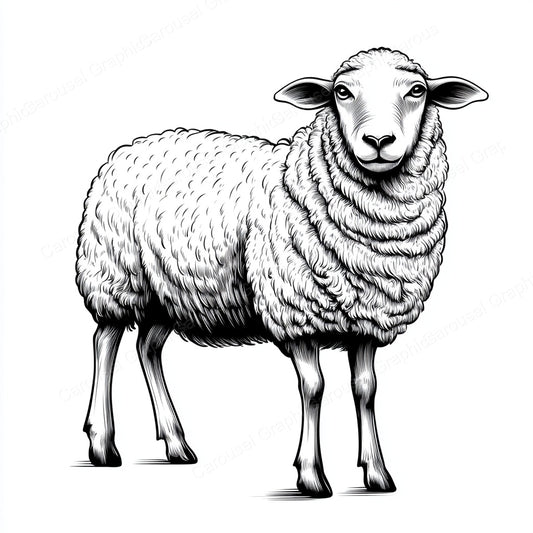 Sheep Vector Graphic preview
