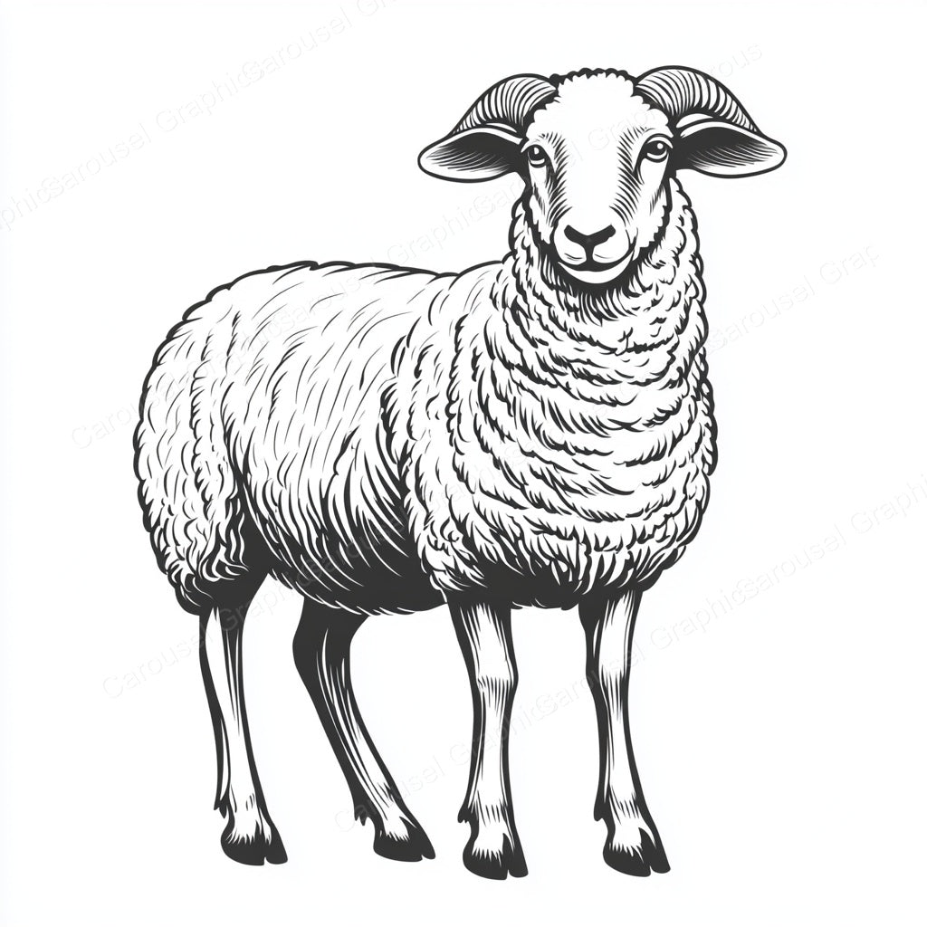 Sheep Vector Graphic preview