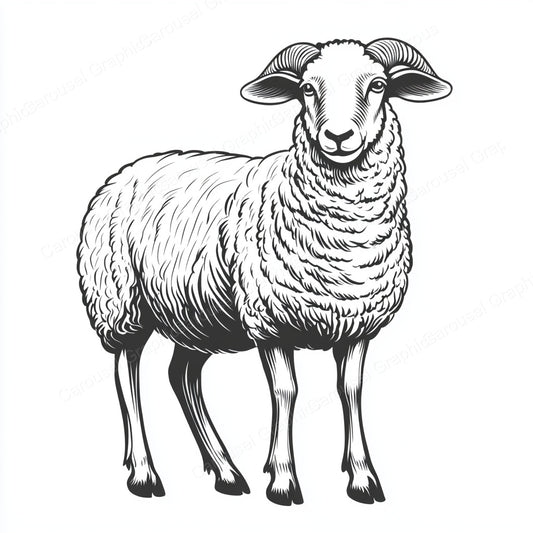 Sheep Vector Graphic preview