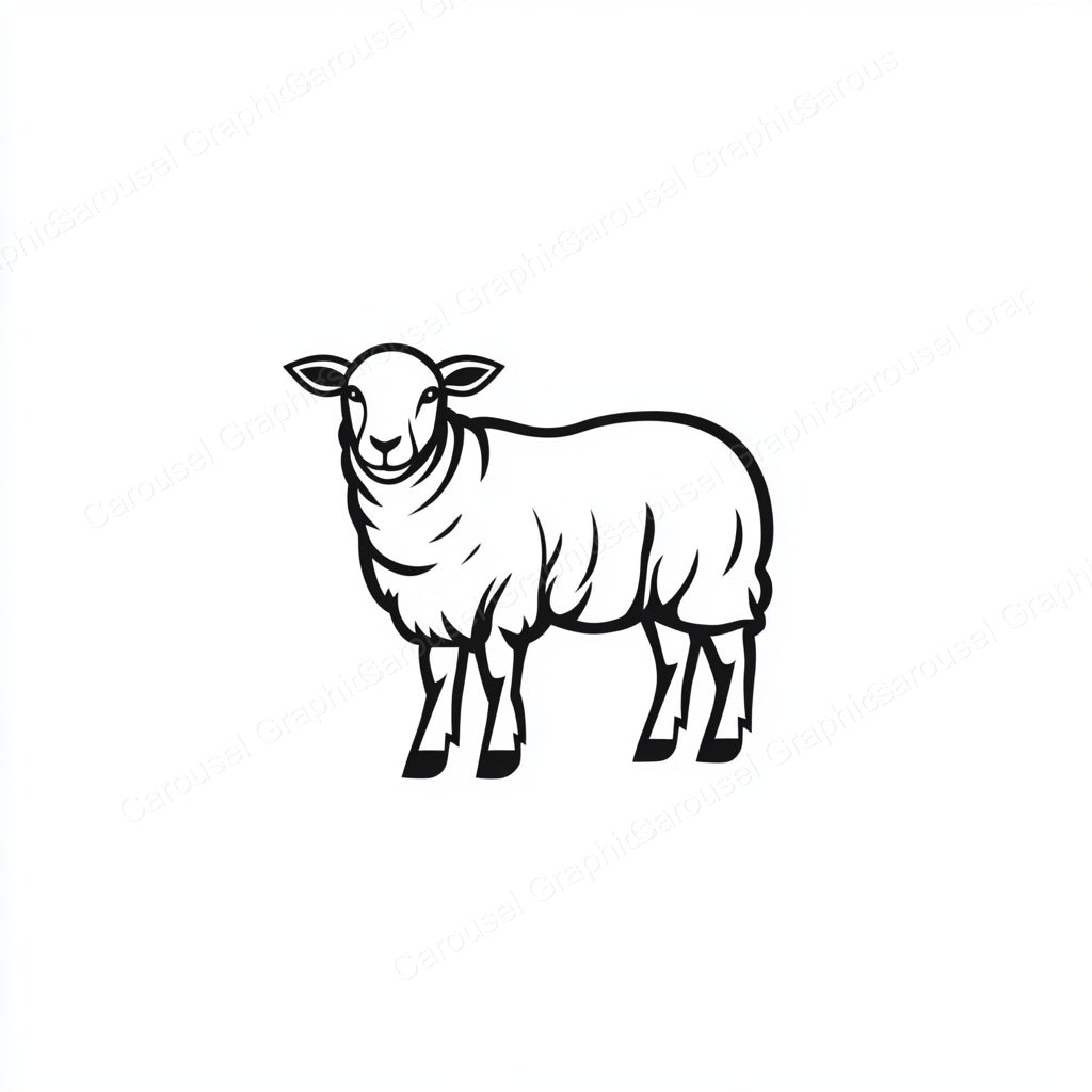 Sheep Vector Graphic preview