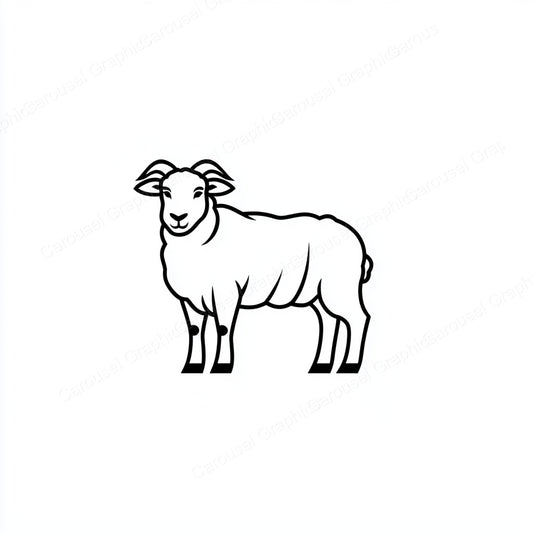 Sheep Vector Graphic preview
