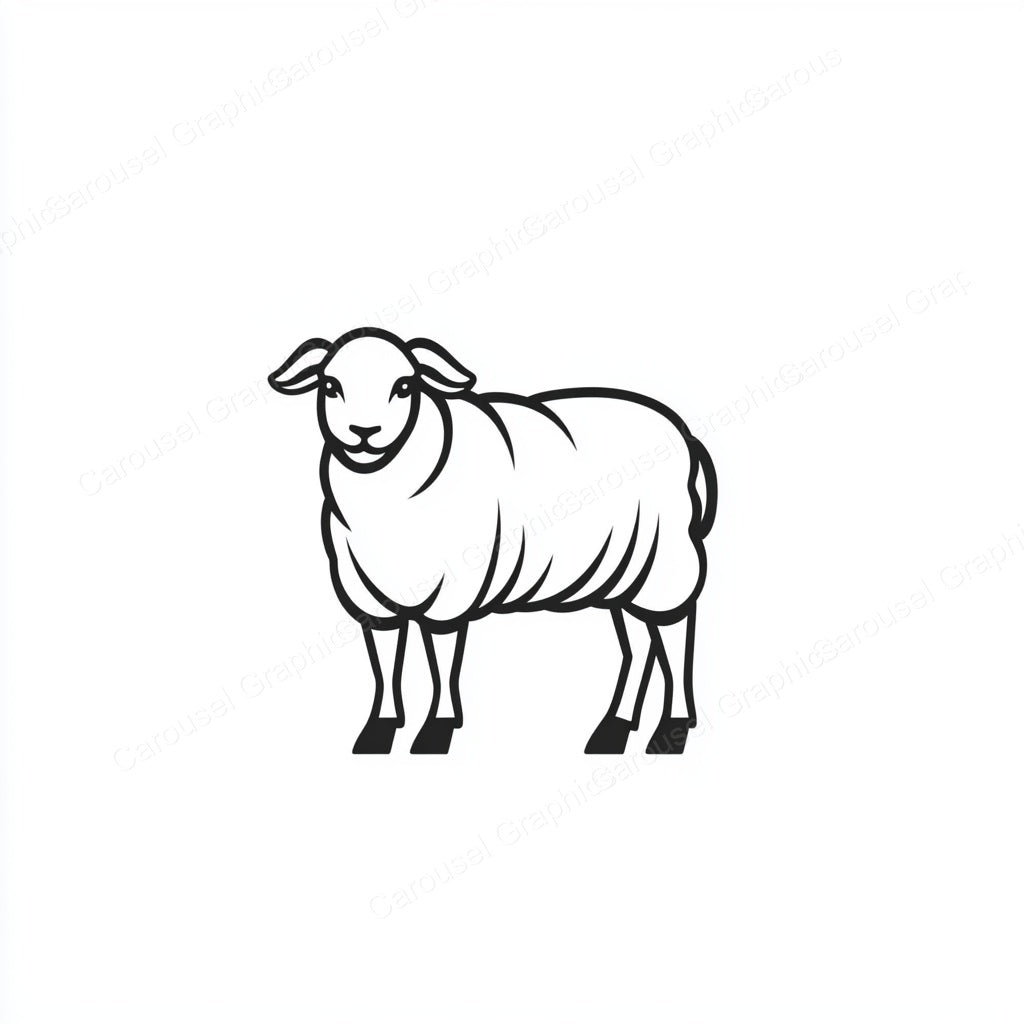 Sheep Vector Graphic preview