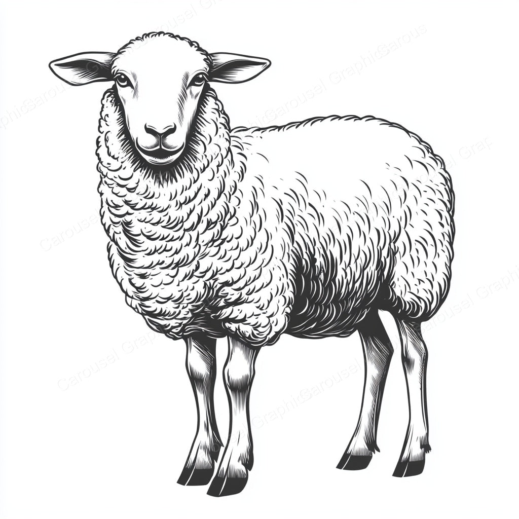 Sheep Vector Graphic preview