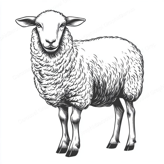 Sheep Vector Graphic preview
