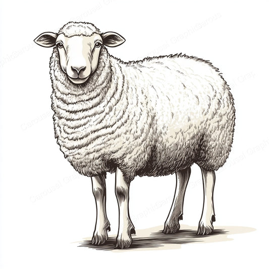 Sheep Vector Graphic preview