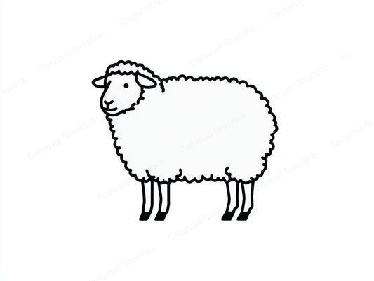 Sheep Vector Graphic preview