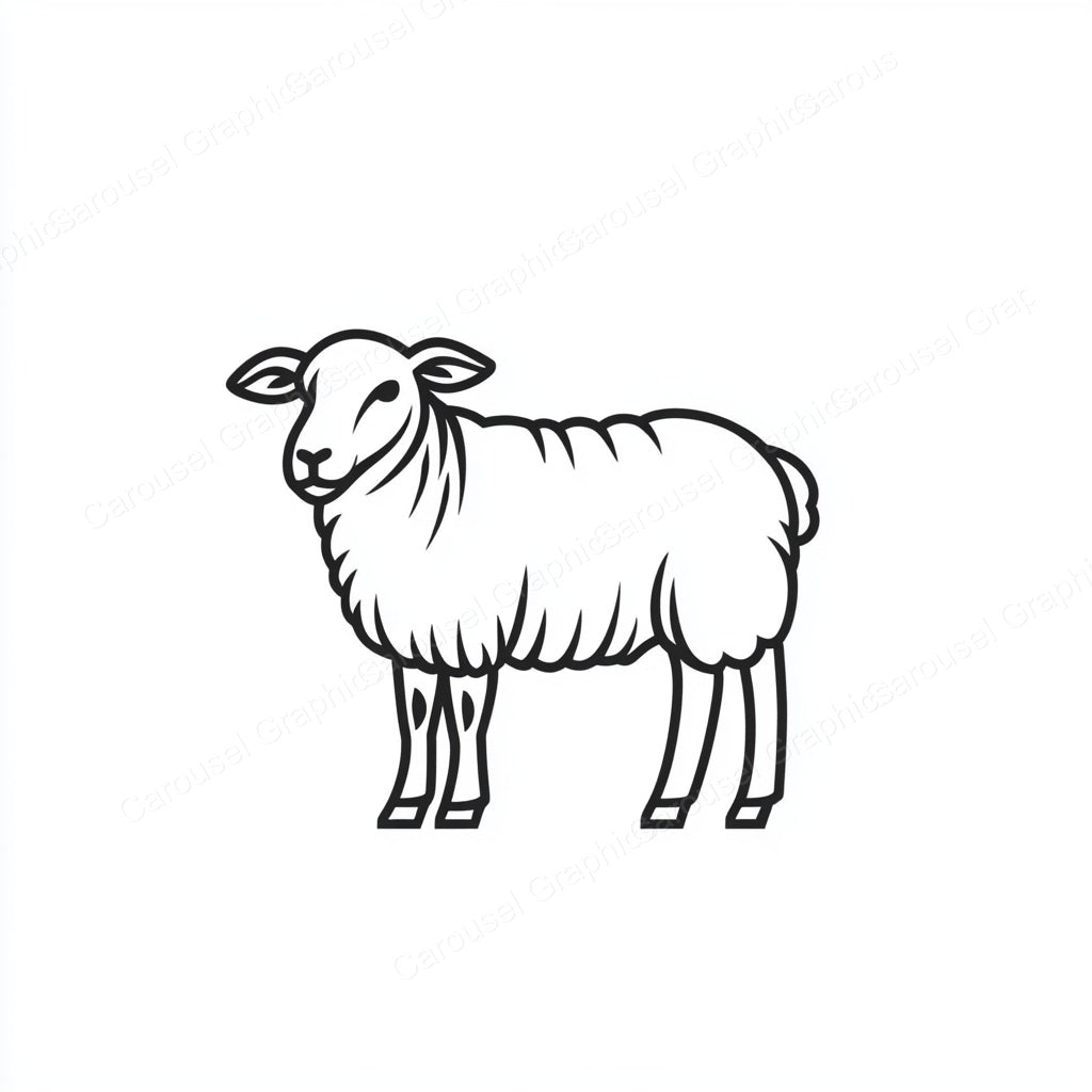 Sheep Vector Graphic preview