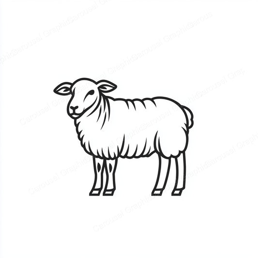 Sheep Vector Graphic preview