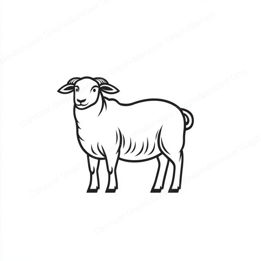 Sheep Vector Graphic preview