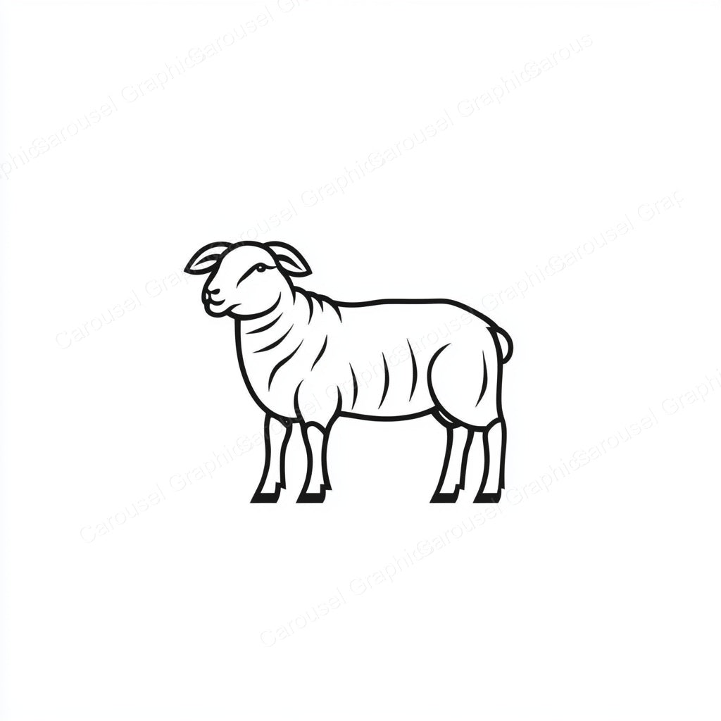 Sheep Vector Graphic preview