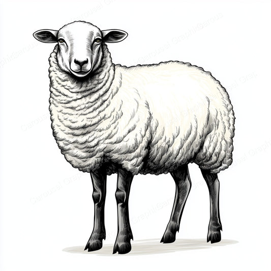 Sheep Vector Graphic preview