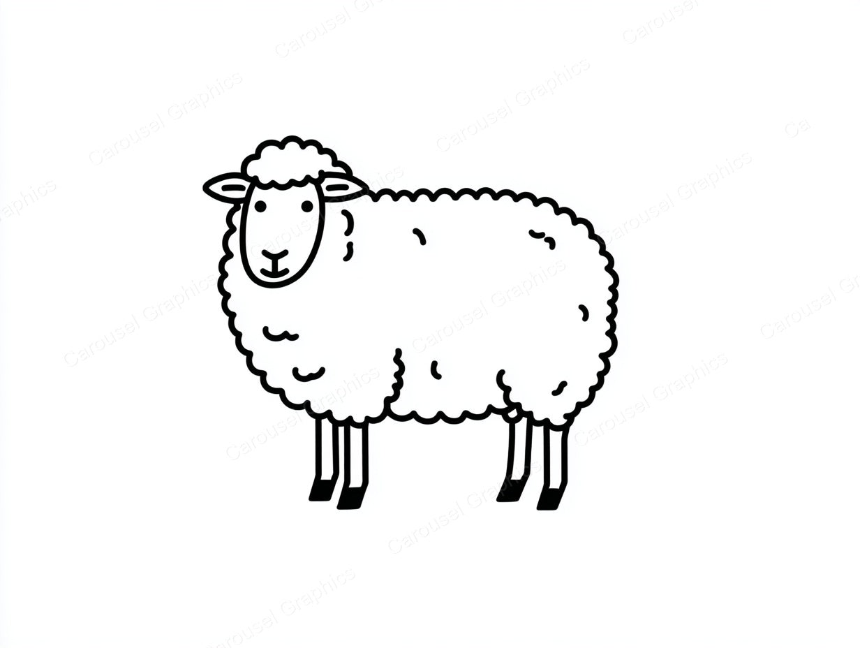 Sheep Vector Graphic preview