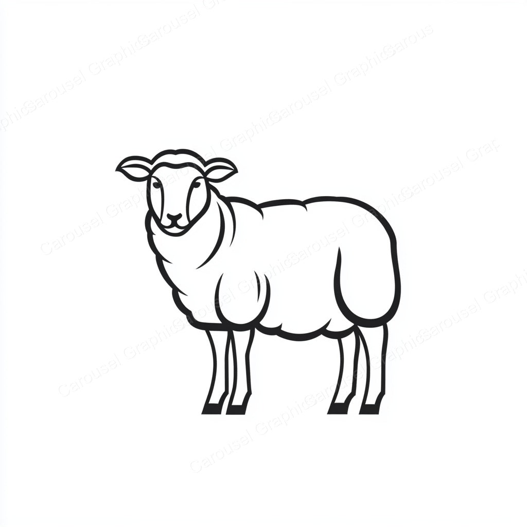 Sheep Vector Graphic preview