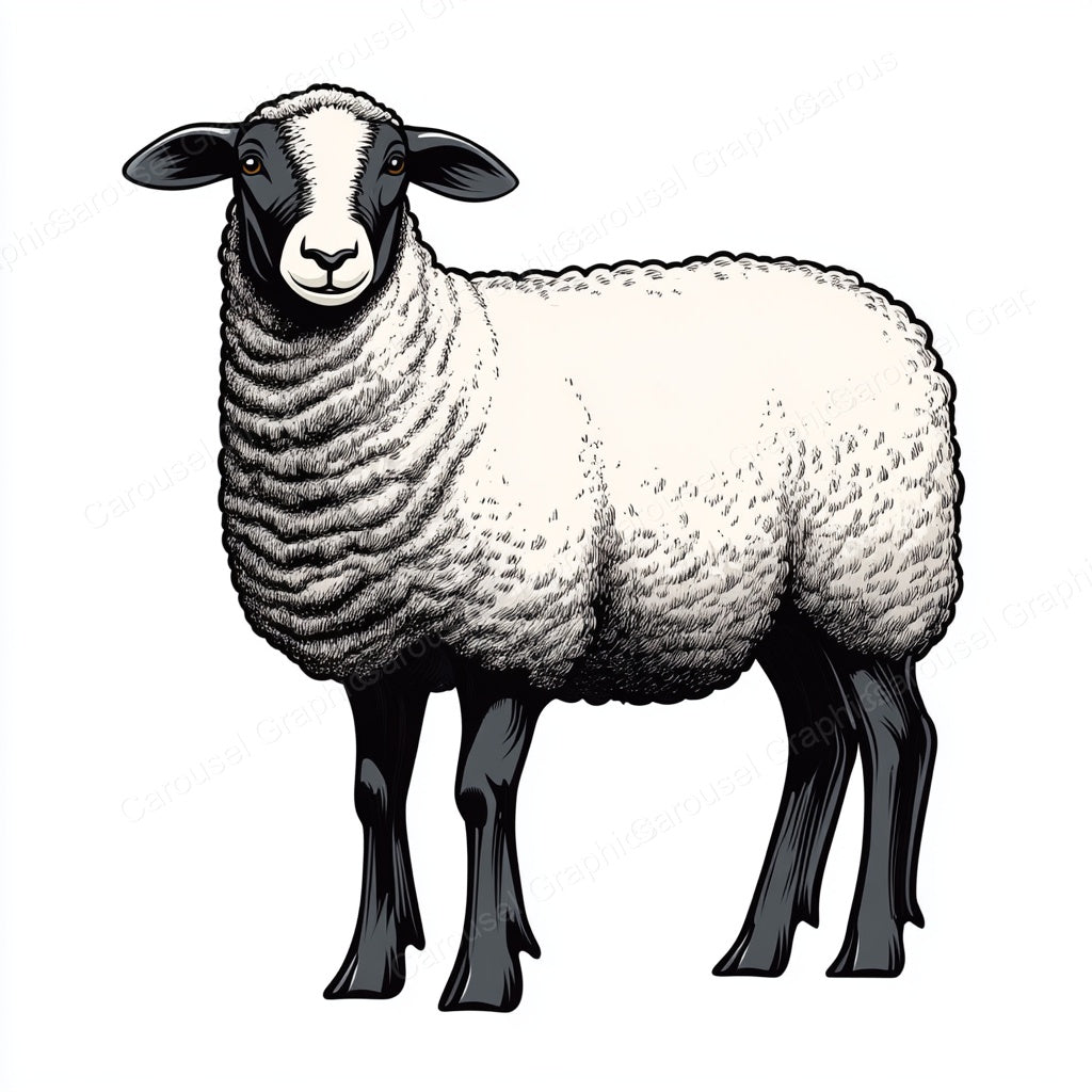 Sheep Vector Graphic preview
