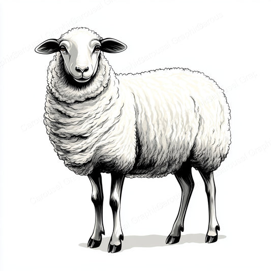 Sheep Vector Graphic preview