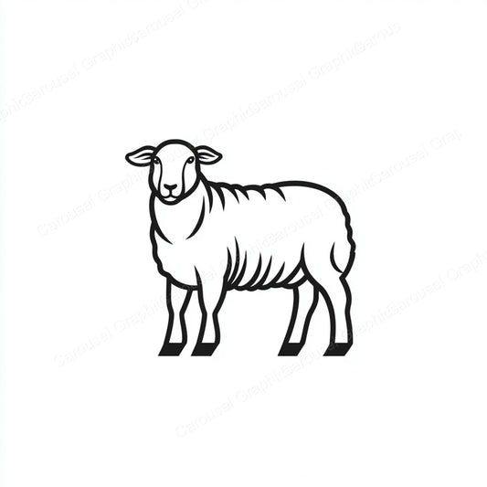 Sheep Vector Graphic preview