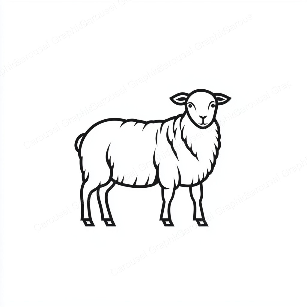 Sheep Vector Graphic preview