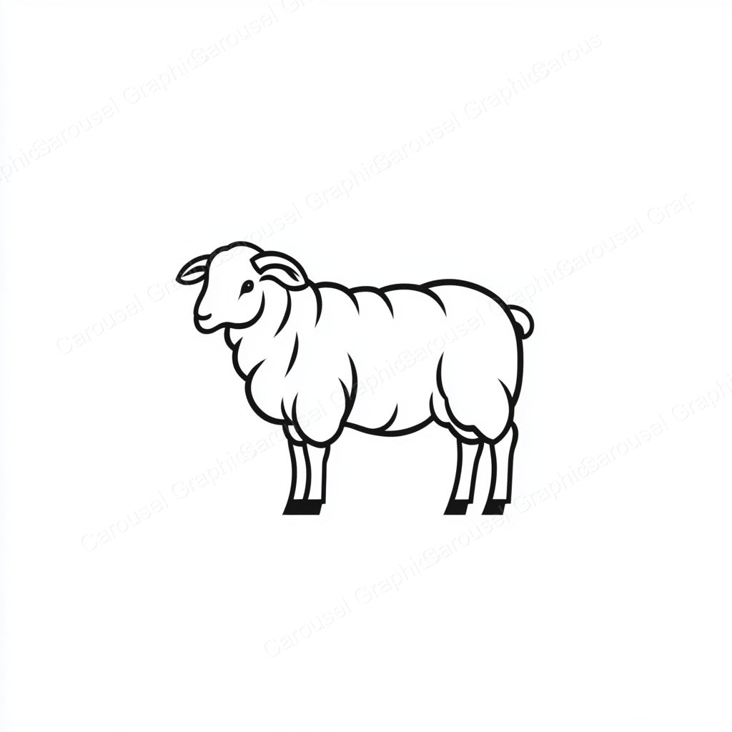 Sheep Vector Graphic preview